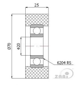ZABI CZECH s.r.o - polyuretanova-rolna s-loziskem-70-mm-zabi-rp-70-25_20_tv-1750836244.jpg